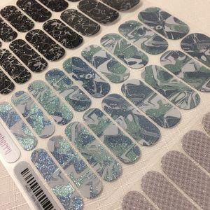 Jamberry Moon Sea Glass Sparkle Retired Fulls Lot